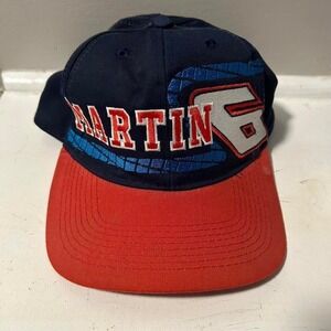 Vintage 90s NASCAR mark martin two toned twill SnapBack hat cap